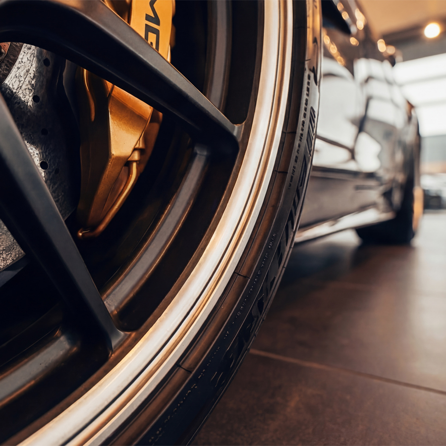 Cinematic automotive detail